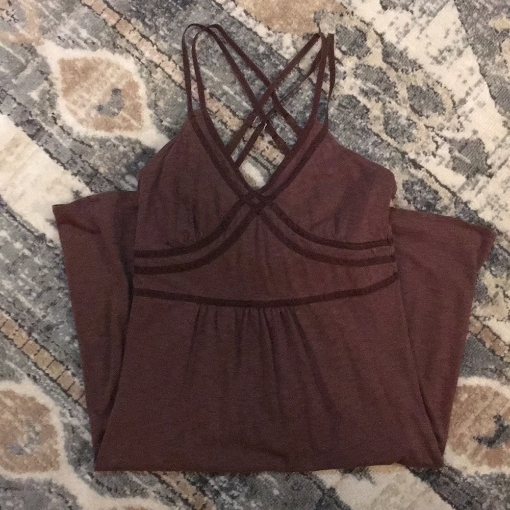 Athlete halter dress brown XS